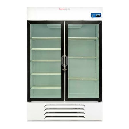 Thermo Scientific Thermo Scientific TSG Series GP Laboratory Refrigerator, 72 Cu.Ft., Glass Doors, Gray TSG49RSGA